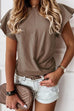 Karleedress O Neck Short Sleeve Ruffle T-shirt