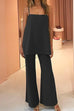 Karleedress Chic Cami Top and Wide Leg Bell Bottoms Pants Set