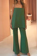 Karleedress Chic Cami Top and Wide Leg Bell Bottoms Pants Set