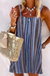 KD Bohemia Stripes Backless Cami Dress