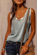 KD Summer Loose Solid Bottoming Tank Top